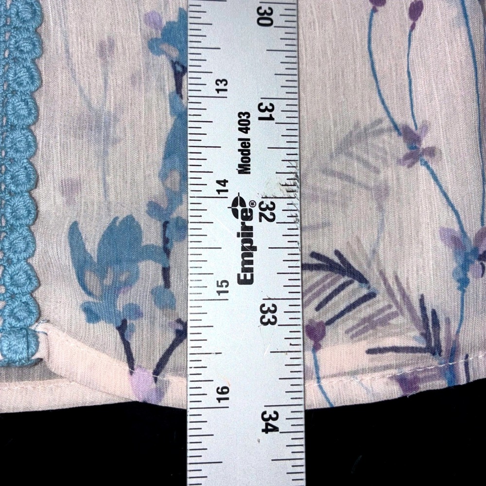 In Bloom by Jonquil Sheer Floral Midi Robe Women Size M/L (NO BELT)‎ - Picture 8 of 9